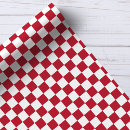 Search for red white pattern gift wrap Chequerboard