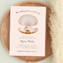 Search for pearl baby shower invitations Mermaid