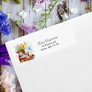 Search for daisies return address labels Lavender