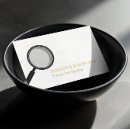 Search for magnifying glass business cards Clean