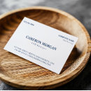 Search for blue and white business cards Simple