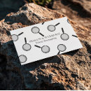 Search for magnifying glass business cards Private eye