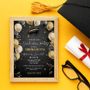Search for degree invitations Black and gold
