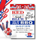 Search for uncle sam hat invitations Red white and blue