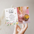 Search for garden 1st birthday invitations For kids
