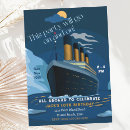 Search for cruise ship party invitations Blue
