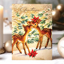 Search for vintage poinsettia christmas cards Retro