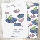 Search for frog lover invitations Cute