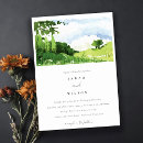 Search for countryside wedding invitations Watercolor