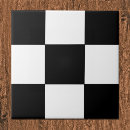Search for black and white gingham tiles Retro