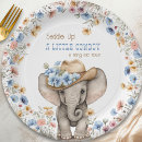 Search for western baby shower plates Cute