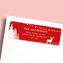 Search for snow tree return address labels Deer