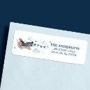 Search for aviation return address labels Adventure