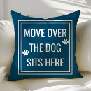 Search for dog cushions Typography