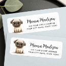 Search for golden retriever puppy return address labels Cute