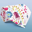 Search for pink and green floral ties Boho