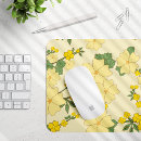 Search for yellow flower mouse mats Greenery
