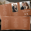 Search for tri fold wedding programs Folded program