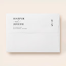 Search for rehearsal dinner envelopes Modern printed return address
