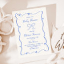 Search for cobalt invitations Hand drawn