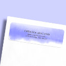 Search for purple ombre return address labels Watercolor