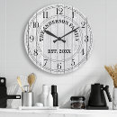 Search for wooden clocks Rustic country farmhouse