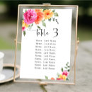 Search for pink yellow table cards Botanical