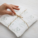 Search for 50 year old wrapping paper Fiftieth