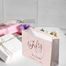 Search for 50 year old gift bags Rose gold