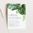 Search for leaves rehearsal dinner invitations Summer
