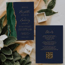 Search for navy and green wedding invitations Qr code