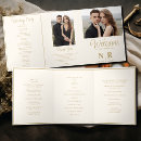 Search for tri fold wedding programmes Folded program
