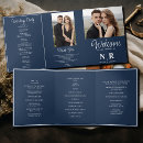 Search for tri fold wedding programs Folded program