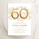 Search for simple 60th birthday invitations Elegant