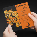 Search for black cat square invitations Whimsical