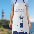 Search for lighthouses aprons Ocean