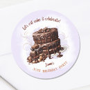 Search for purple birthday cakes stickers Sweet