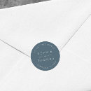 Search for slate blue wedding stickers Minimalist
