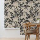 Search for fern leaf art Black