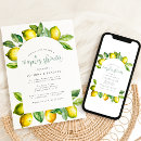 Search for lemon baby shower Watercolor lemons