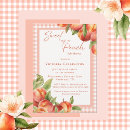 Search for sweet peach invitations Plaid