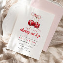 Search for red baby girl shower invitations Pink bow