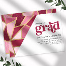 Search for geometric graduation invitations High school