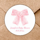Search for cute baby shower stickers Bow