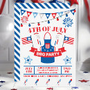 Search for blue 4th of july invitations Fireworks