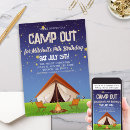 Search for camping party invitations Kids