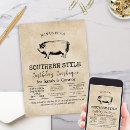 Search for barbeque party invitations Pig roast