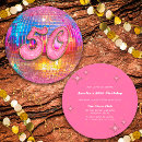 Search for hot pink invitations Gold