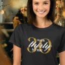 Search for black and gold birthday party tshirts Simple