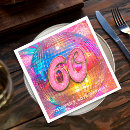 Search for 60th birthday napkins Gold